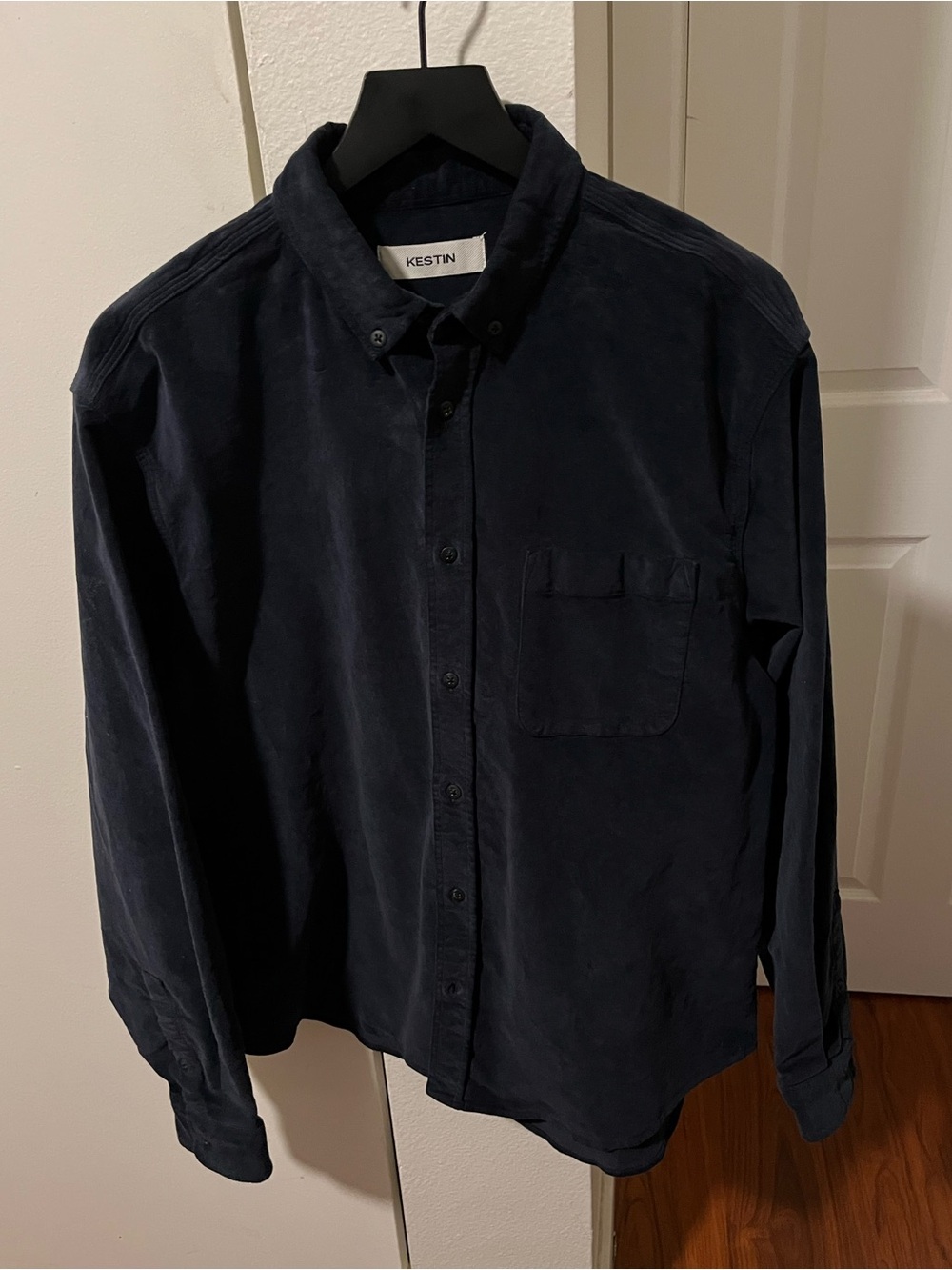 Kestin Raeburn Button Down Shirt - Dark Navy - Picture 2 of 13